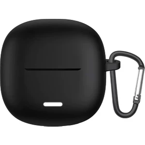 Xiaomi Redmi Buds 8 Lite Kılıf Askılı Mat Silikon Siyah
