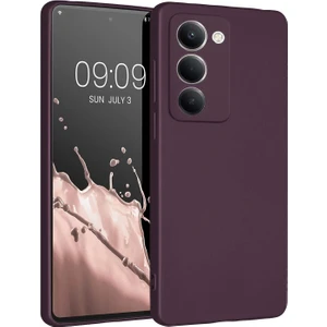 Matte Silicone Xiaomi Redmi 15 Kılıf Mor