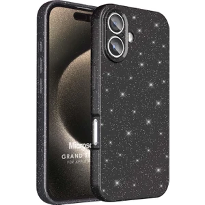 Apple iPhone 16 Plus Kılıf Grand Stardust Siyah