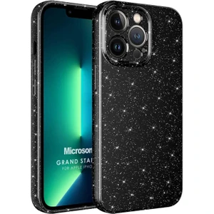 Apple iPhone 13 Pro Max Kılıf Grand Stardust Siyah