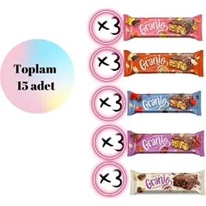 Tahıl Bar Karışık 15 Adet