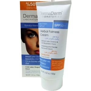 Bitkisel Cilt Gündüz Kremi 100 gr Yeşil Çay Özü ile Kararma ve Leke Karşıtı Etki