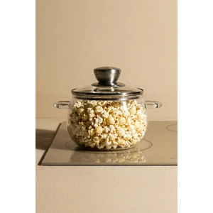 Roy Silver 800 ml Borosilikat Cam Tencere