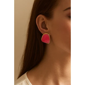 Küpe Çelik Pembe Detay