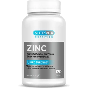 Nutrivita Nutrition Zinc 120 Tablets