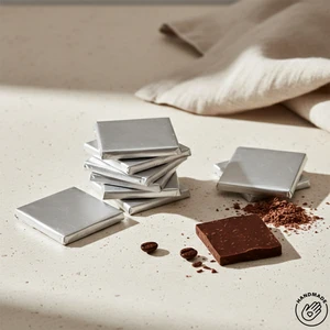 Gümüş Sargılı Sütlü Madlen Çikolata 500 GR.