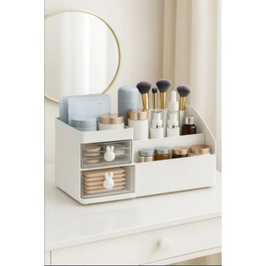 Makyaj Organizeri Çekmeceli Beyaz