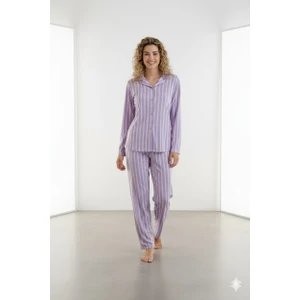 Kadın Çizgili Pijama Takımı