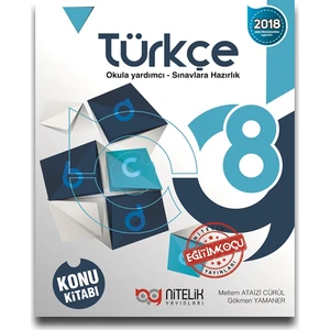 Nitelik Yayınları 8. Sınıf Türkçe Konu Kitabı