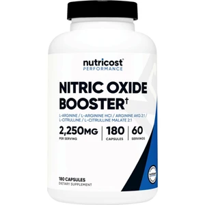 Nitrik Oxıde Booster 2250MG, 180 Capsules.
