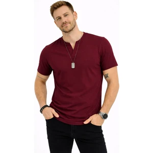Uomo Park 2124 Henley Tişört Basic Casual T Shirt