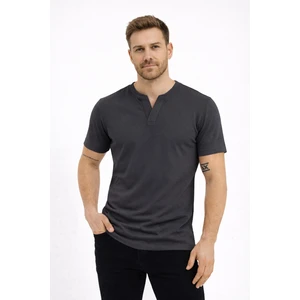 Uomo Park 2124 Henley Tişört Basic Casual T Shirt