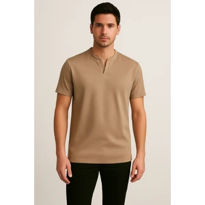Uomo Park 2124 Henley Tişört Basic Casual T Shirt
