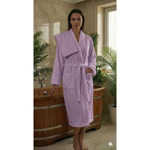 Arya Lavanta Havlulu Bornoz