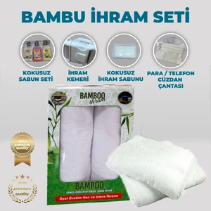 Bambu Ihram Takım Set - Hac-Umre