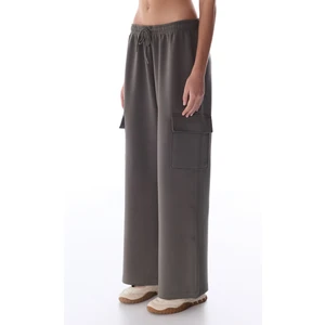 Haki Silky Feel Cargo Pantolon