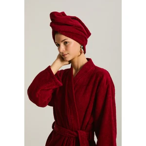 Havlu Bone Çift Düğmeli Saç Havlusu