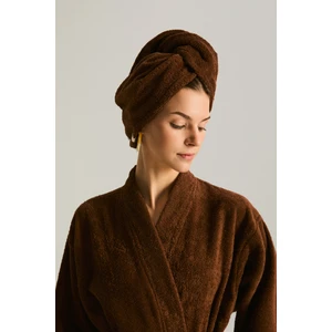 Havlu Bone Çift Düğmeli Saç Havlusu