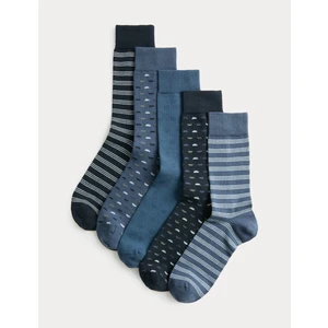 Marks & Spencer 5'li Desenli Çorap Seti