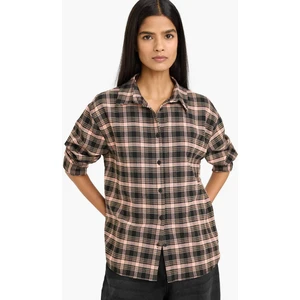 Oversize Kareli Flanel Gömlek G7760AX26SP