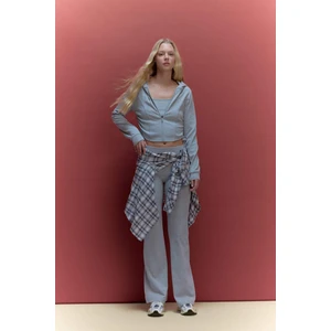 Flare Fit Ribana Pantolon E0628AX26SP