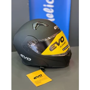 Evo Elegant Evo Çeneden Açılır Güneş Vizörlü Siyah Mat Kask