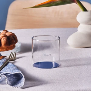 Mito Cam Su Bardağı 330 ml Mavi