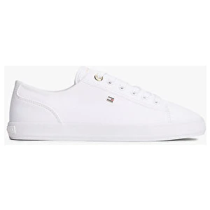 Tommy Hilfiger Kadın Th Foxing Kanvas Sneaker