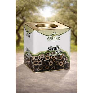 Dilimli Siyah Zeytin 8 kg