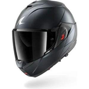 Oxo Dark Shadow Mat Çene Açılır Kask