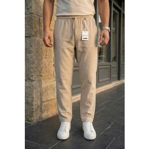 Relax Fit Keten Pantolon
