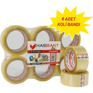 Hasbant Has Bant Flex 45MMX100M Koli Bandı - 6 Adet