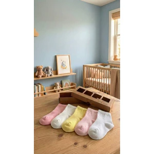 Bebek Çorap 5li Set 0-6 Ay