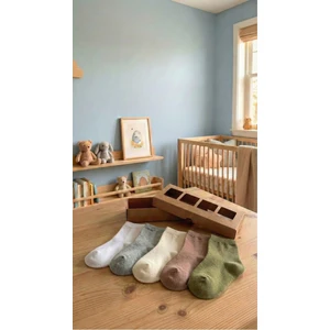 Bebek Çorap 5li Set 0-6 Ay