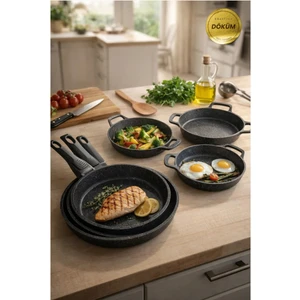 2'li Set 20-24-28CM Tava & 3'lü Sahan