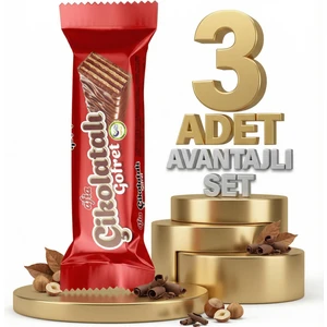 Çikolatalı Sütlü Gofret 3X35 gr