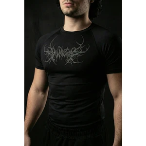 Schwarzwald - Compression T-Shirt (Siyah)