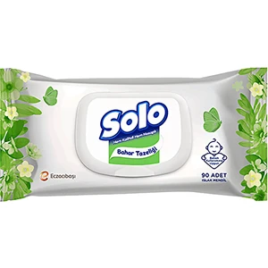 3 Adet Solo Islak Havlu Kapaklı 90 Lı