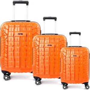 5201 Crocodıle Abs 3'lü Valiz Seti