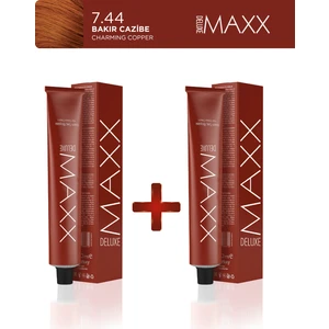 Maxx Deluxe 2'li Tüp Boya 60 ml 7.44 Bakır Cazibe