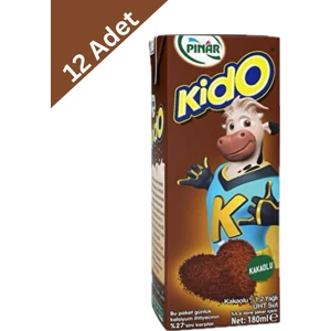 Kido Kakaolu Süt 180 ml x 12 Adet