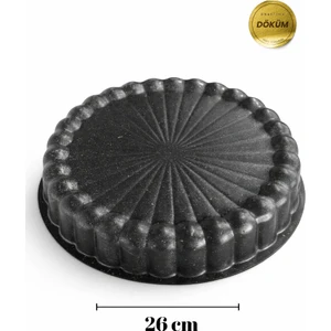 Ergonomik Ayçiçeği Desenli Sac Kek Kalıbı | 26CM