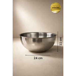 Paslanmaz Çelik Derin Çırpma ve Karıştırma Kasesi | 24CM