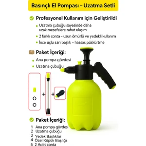 Junior Basınçlı Bahçe Sprey Pompası 2 lt