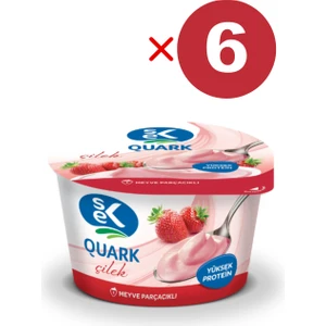 Quark Çilekli  Peynir 140 gr x 6 Adet