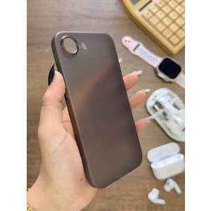 iPhone 16E Uyumlu Süper Ince Mat Ultra Thin Silikon Kılıf