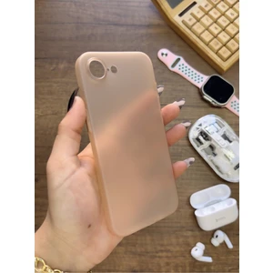 iPhone 16E Uyumlu Süper Ince Mat Ultra Thin Silikon Kılıf