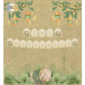 Cadde Süs Iyi Bayramlar Temalı Ramazan Banner