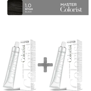 Master Colorist 2'li Tüp Boya 60 ml 1.0 Siyah
