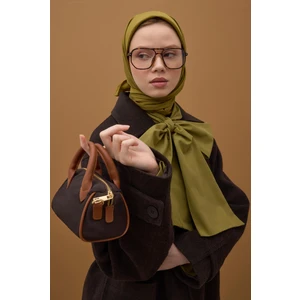 Soft Kraş Eşarp Yağ Yeşili